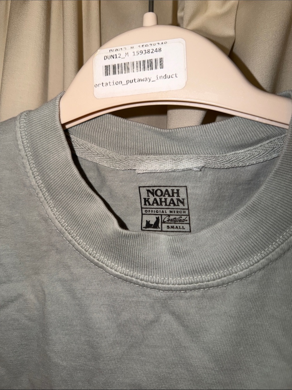Noah Kahan 'the Great Divide' Short Sleeve Tee - Light Gray - Picture 3 of 3